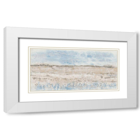 Horizon Edge II White Modern Wood Framed Art Print with Double Matting by OToole, Tim