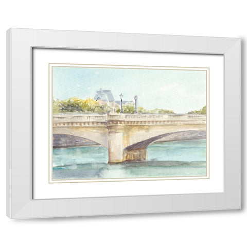 French Bridge Study III White Modern Wood Framed Art Print with Double Matting by Harper, Ethan