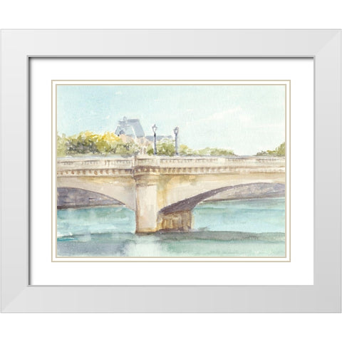 French Bridge Study III White Modern Wood Framed Art Print with Double Matting by Harper, Ethan