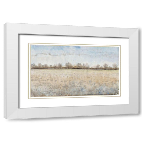 Grazing Land I White Modern Wood Framed Art Print with Double Matting by OToole, Tim