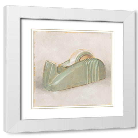 Old School I White Modern Wood Framed Art Print with Double Matting by Harper, Ethan