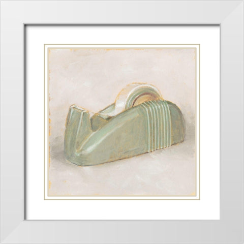 Old School I White Modern Wood Framed Art Print with Double Matting by Harper, Ethan