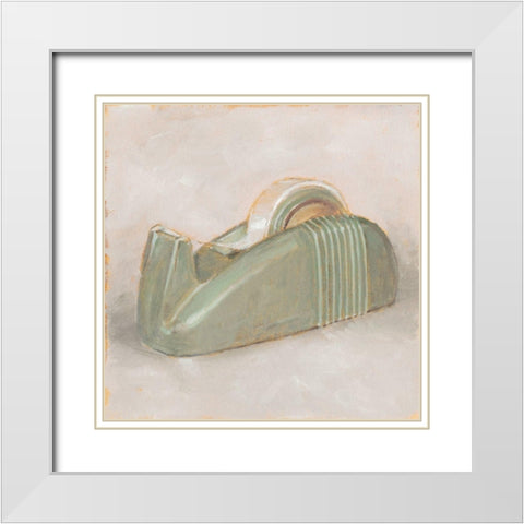 Old School I White Modern Wood Framed Art Print with Double Matting by Harper, Ethan