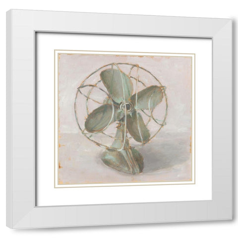 Old School II White Modern Wood Framed Art Print with Double Matting by Harper, Ethan