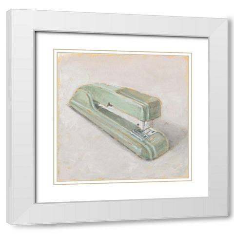 Old School IV White Modern Wood Framed Art Print with Double Matting by Harper, Ethan