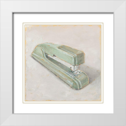Old School IV White Modern Wood Framed Art Print with Double Matting by Harper, Ethan