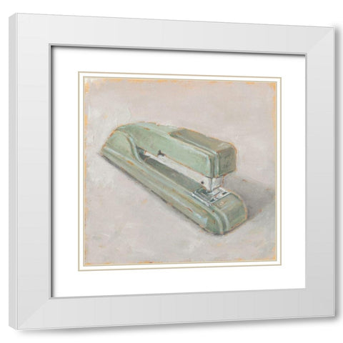 Old School IV White Modern Wood Framed Art Print with Double Matting by Harper, Ethan
