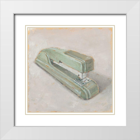 Old School IV White Modern Wood Framed Art Print with Double Matting by Harper, Ethan