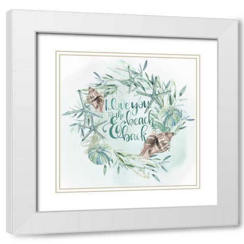 Drawn to the Sea V White Modern Wood Framed Art Print with Double Matting by Parker, Jennifer Paxton