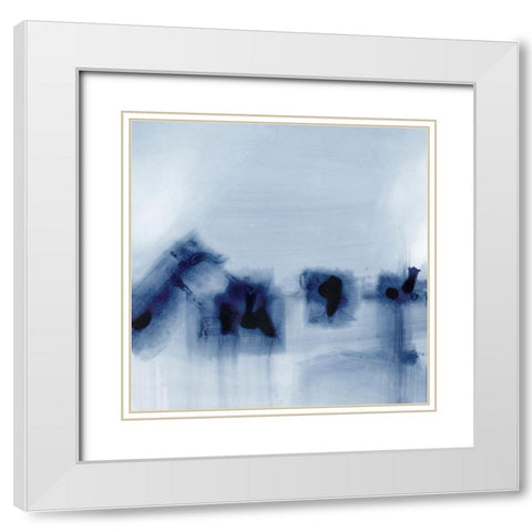Box Jellies II White Modern Wood Framed Art Print with Double Matting by Harper, Ethan