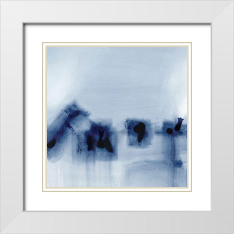 Box Jellies II White Modern Wood Framed Art Print with Double Matting by Harper, Ethan