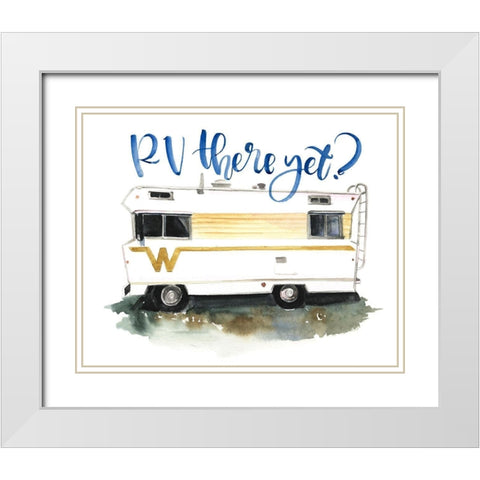 Summer Vacation II White Modern Wood Framed Art Print with Double Matting by Parker, Jennifer Paxton