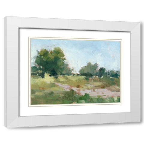 Beaten Path I White Modern Wood Framed Art Print with Double Matting by Harper, Ethan