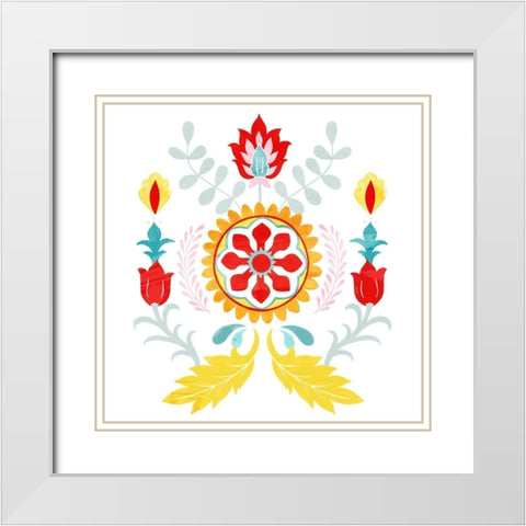 Taza II White Modern Wood Framed Art Print with Double Matting by Popp, Grace