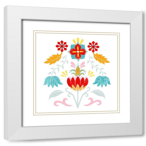 Taza IV White Modern Wood Framed Art Print with Double Matting by Popp, Grace
