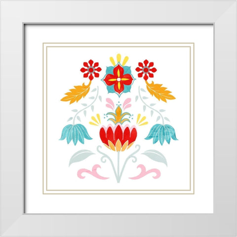 Taza IV White Modern Wood Framed Art Print with Double Matting by Popp, Grace