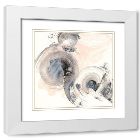 Spin Around III White Modern Wood Framed Art Print with Double Matting by Harper, Ethan
