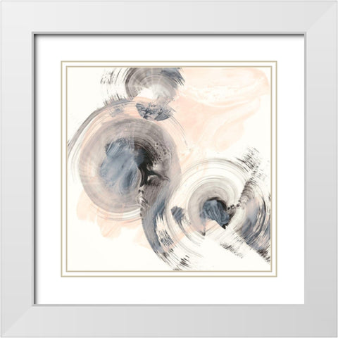 Spin Around III White Modern Wood Framed Art Print with Double Matting by Harper, Ethan
