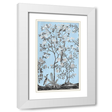 Tree of Life Chinoi II White Modern Wood Framed Art Print with Double Matting by Wang, Melissa