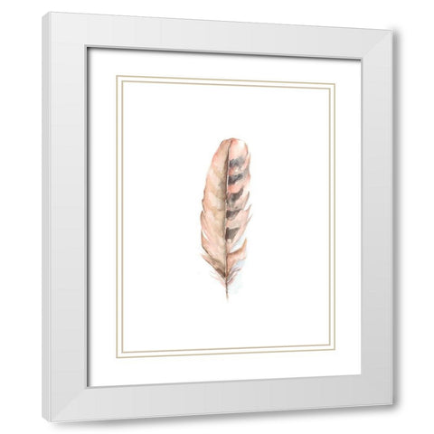 Bird Life V White Modern Wood Framed Art Print with Double Matting by Harper, Ethan