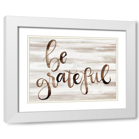 Farmhouse Be-s II White Modern Wood Framed Art Print with Double Matting by Parker, Jennifer Paxton