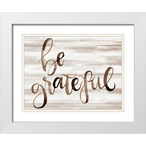 Farmhouse Be-s II White Modern Wood Framed Art Print with Double Matting by Parker, Jennifer Paxton