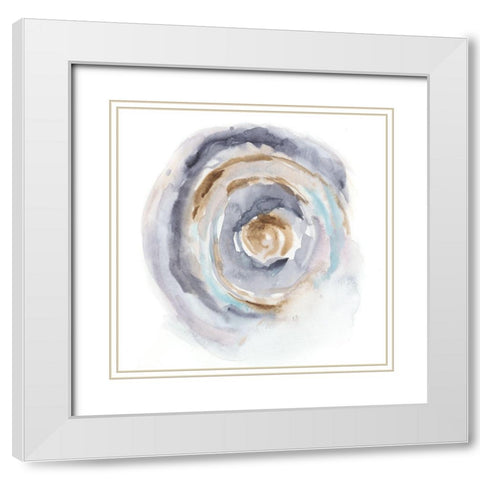 Cloud Nebula II White Modern Wood Framed Art Print with Double Matting by Harper, Ethan