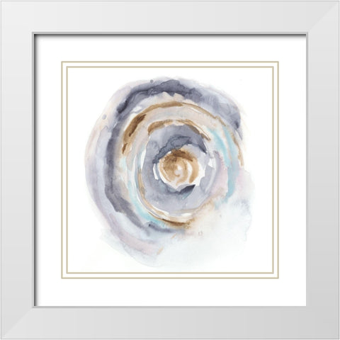 Cloud Nebula II White Modern Wood Framed Art Print with Double Matting by Harper, Ethan