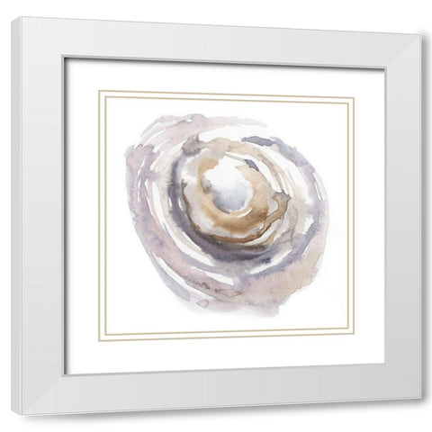 Cloud Nebula IV White Modern Wood Framed Art Print with Double Matting by Harper, Ethan