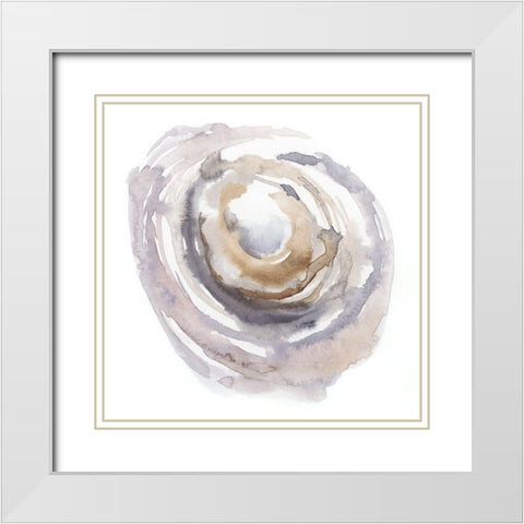 Cloud Nebula IV White Modern Wood Framed Art Print with Double Matting by Harper, Ethan