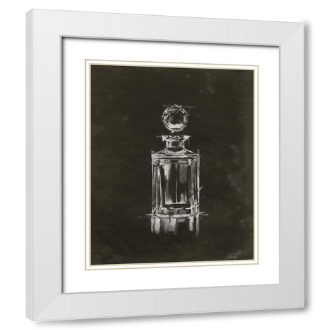 Crystal Barware I White Modern Wood Framed Art Print with Double Matting by Harper, Ethan