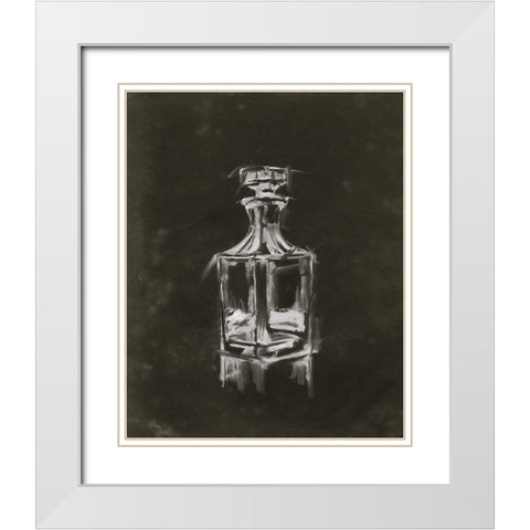 Crystal Barware II White Modern Wood Framed Art Print with Double Matting by Harper, Ethan