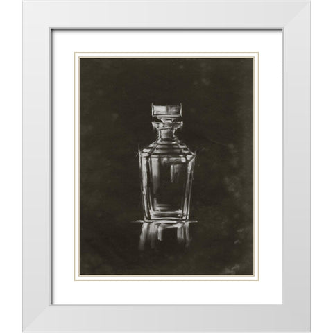 Crystal Barware IV White Modern Wood Framed Art Print with Double Matting by Harper, Ethan