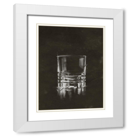 Crystal Barware V White Modern Wood Framed Art Print with Double Matting by Harper, Ethan