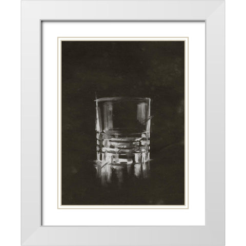 Crystal Barware V White Modern Wood Framed Art Print with Double Matting by Harper, Ethan