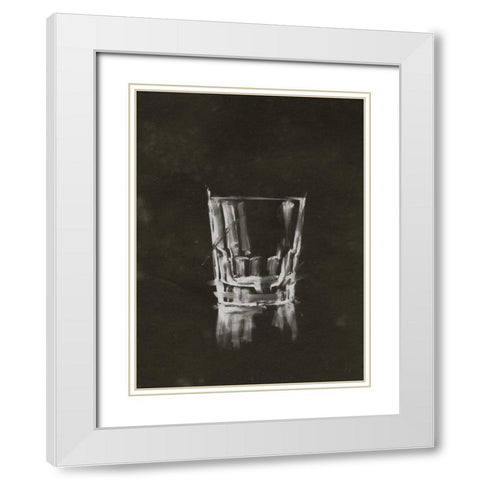Crystal Barware VI White Modern Wood Framed Art Print with Double Matting by Harper, Ethan
