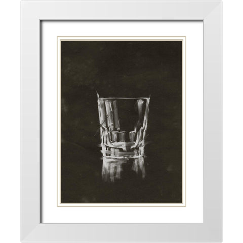 Crystal Barware VI White Modern Wood Framed Art Print with Double Matting by Harper, Ethan