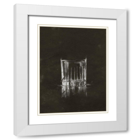 Crystal Barware VII White Modern Wood Framed Art Print with Double Matting by Harper, Ethan
