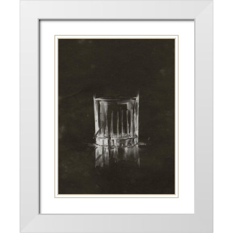 Crystal Barware VII White Modern Wood Framed Art Print with Double Matting by Harper, Ethan