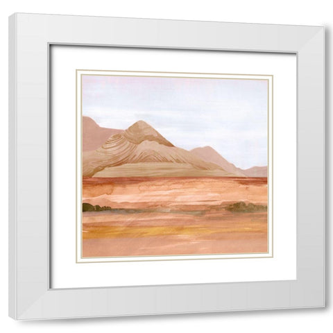 Desert Formation I White Modern Wood Framed Art Print with Double Matting by Parker, Jennifer Paxton