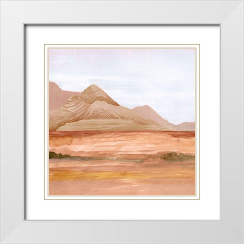 Desert Formation I White Modern Wood Framed Art Print with Double Matting by Parker, Jennifer Paxton