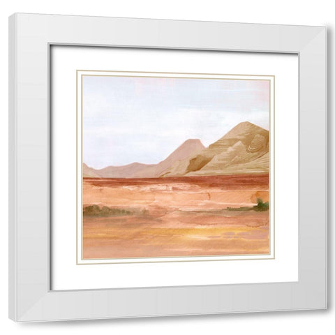 Desert Formation II White Modern Wood Framed Art Print with Double Matting by Parker, Jennifer Paxton
