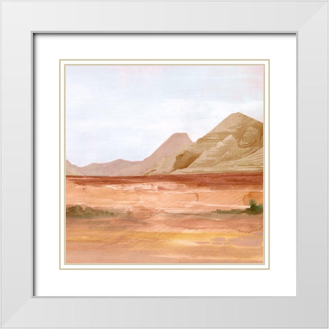 Desert Formation II White Modern Wood Framed Art Print with Double Matting by Parker, Jennifer Paxton