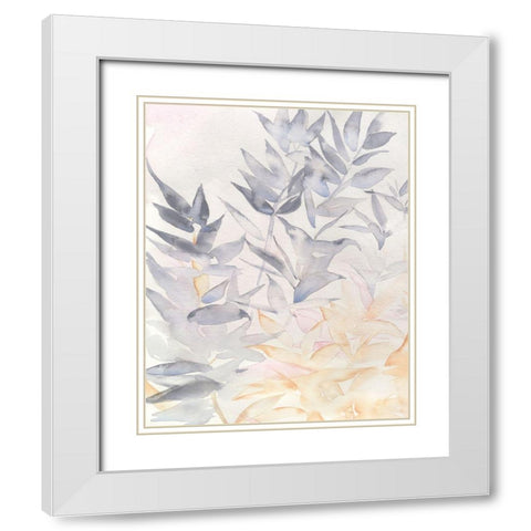 Whispering Boughs I White Modern Wood Framed Art Print with Double Matting by Parker, Jennifer Paxton