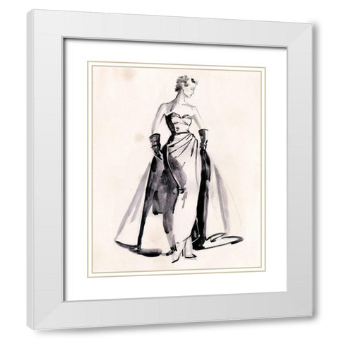 The Winning Look I White Modern Wood Framed Art Print with Double Matting by Parker, Jennifer Paxton