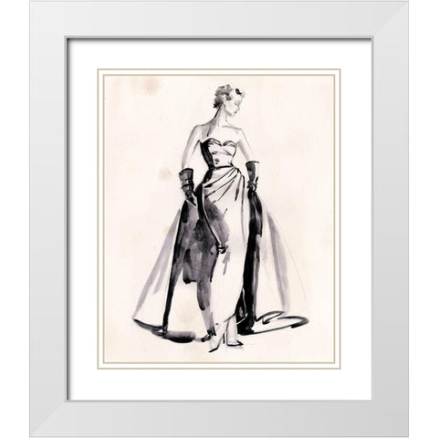 The Winning Look I White Modern Wood Framed Art Print with Double Matting by Parker, Jennifer Paxton