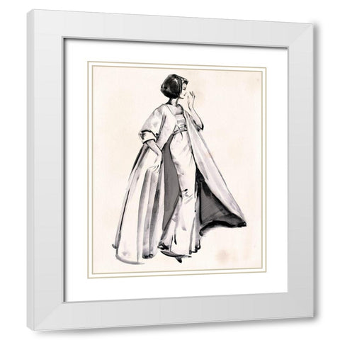 The Winning Look II White Modern Wood Framed Art Print with Double Matting by Parker, Jennifer Paxton