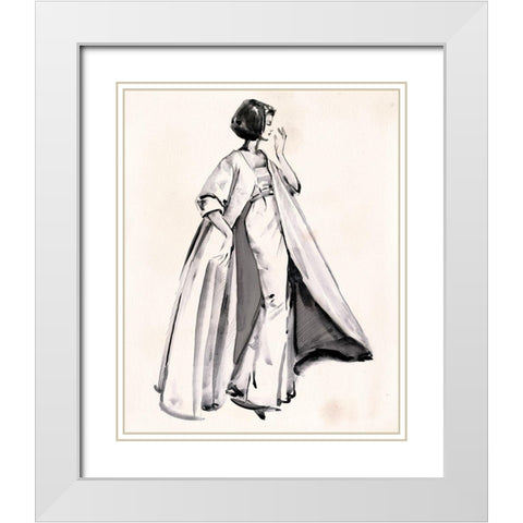 The Winning Look II White Modern Wood Framed Art Print with Double Matting by Parker, Jennifer Paxton