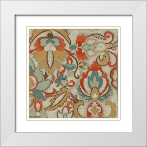 Chimborazo I White Modern Wood Framed Art Print with Double Matting by Zarris, Chariklia