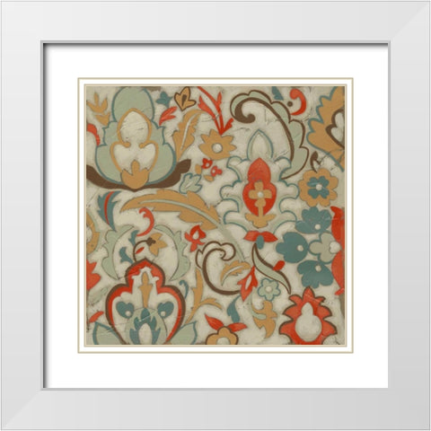 Chimborazo II White Modern Wood Framed Art Print with Double Matting by Zarris, Chariklia